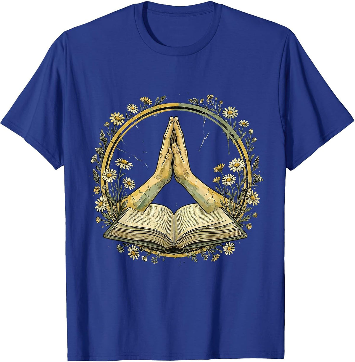 Men's Paraprofessional High Five Book Lover Graphic T-Shirt - Royal Blue