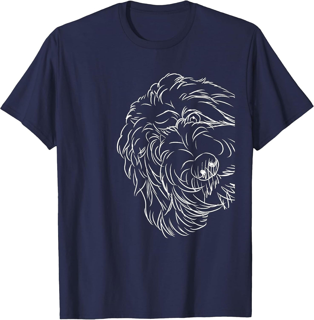 Funny Dog Bernedoodle T-Shirt - Navy Blue