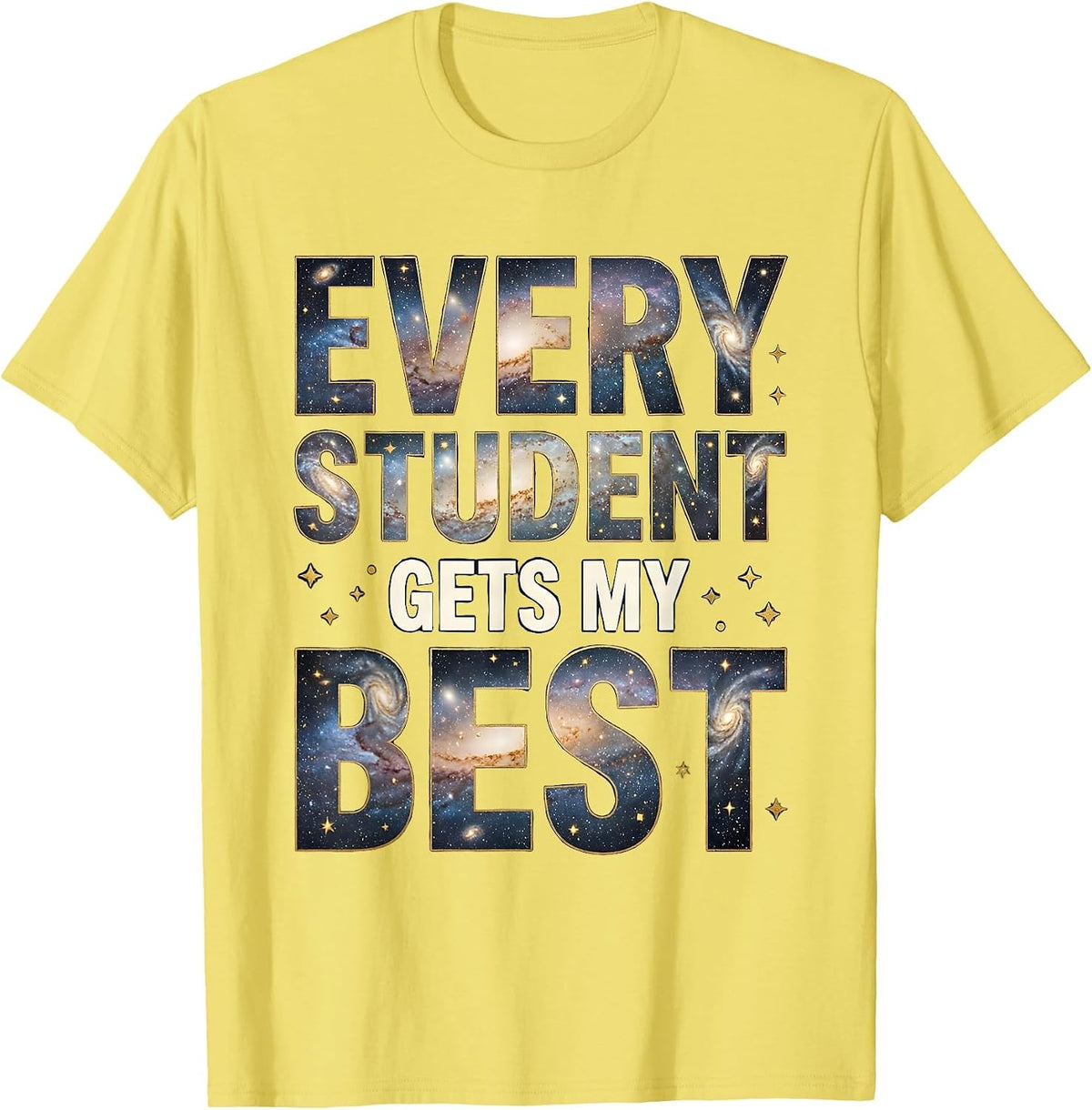 Men's Every Student Gets My Best Paraprofessional T-Shirt - Lemon Yellow