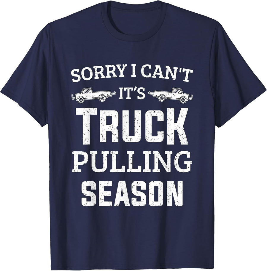 Truck Pulling Shirts Tractor Pulling Pull Truck T-Shirt - Navy Blue