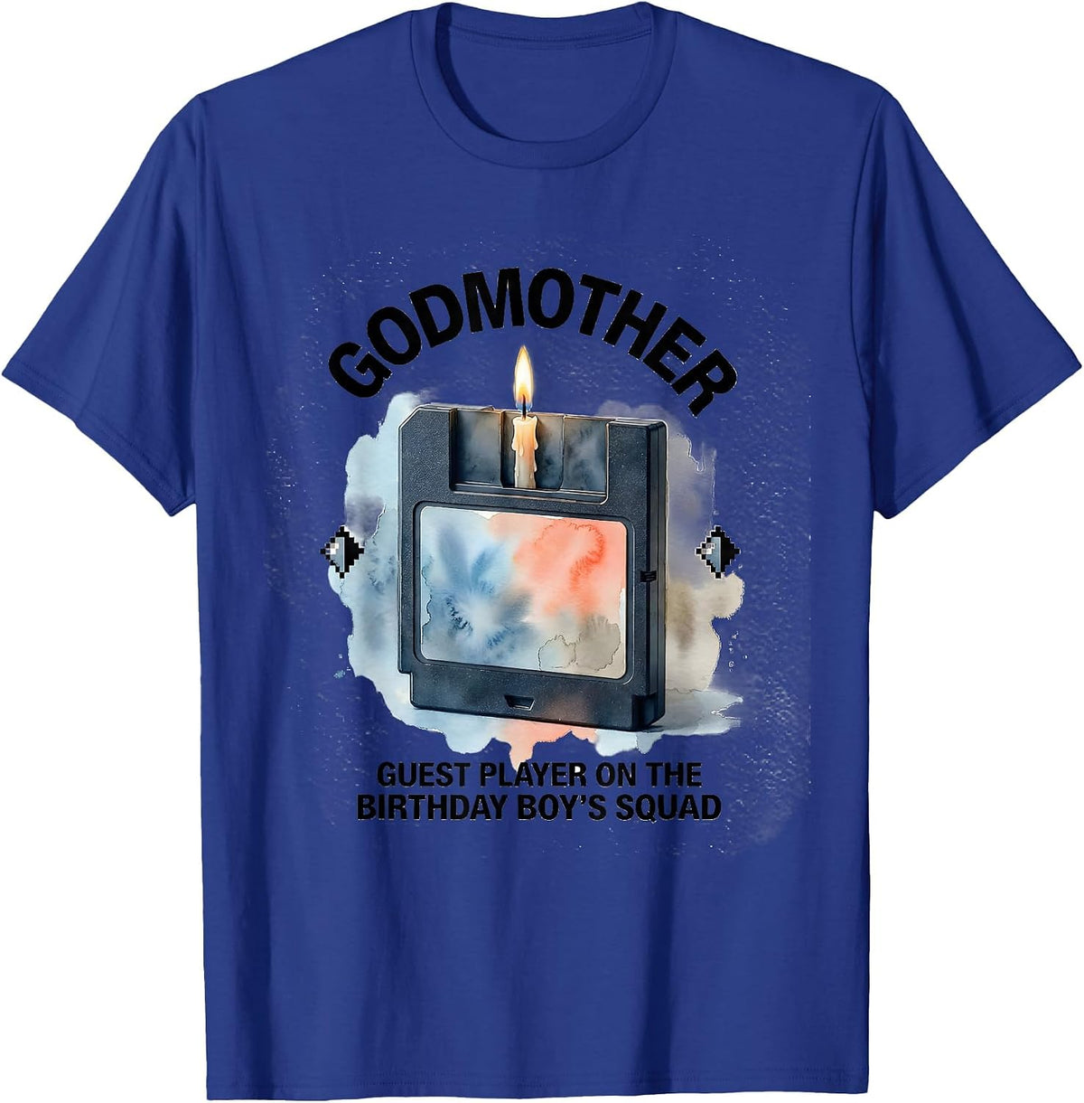 Godmother, Guest Player On The Birthday Boy's Squad Matching T-Shirt - Royal Blue