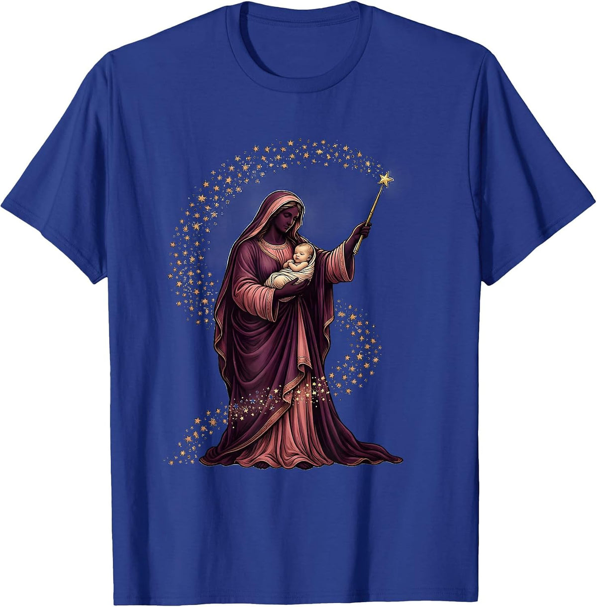 Men's Fairy Godmother Baby Blessing Wand Magic Gift T-Shirt - Royal Blue