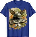 Grit Over Glory Army Veteran Graphic Design T-Shirt - Royal Blue