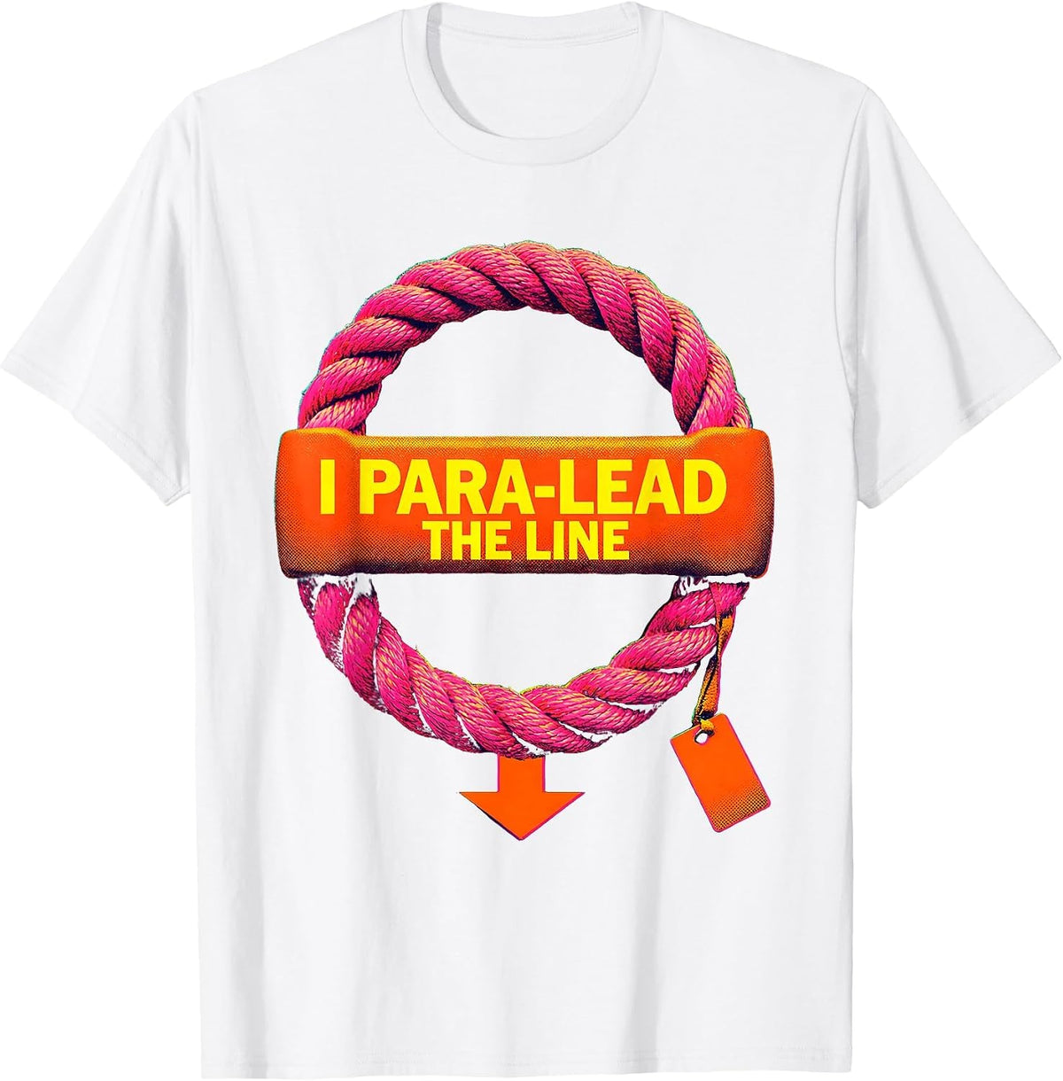Men's I Para-Lead The Line Funny Paraprofessional Para Life T-Shirt - White