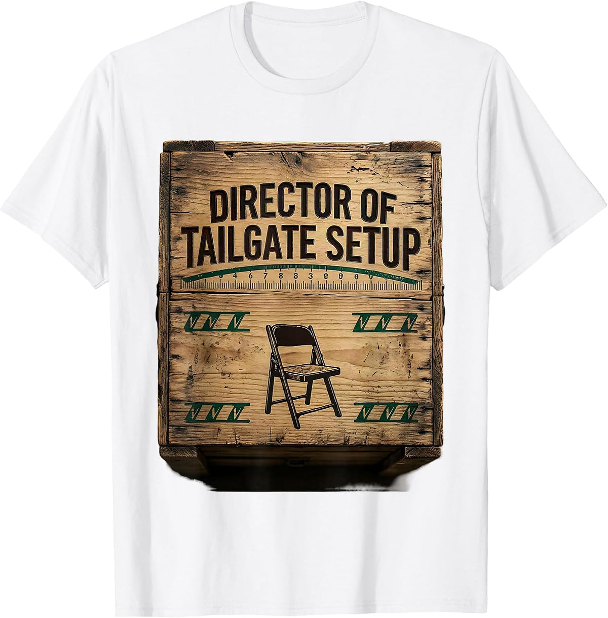 Men's Director Of Tailgate Setup Vintage Marching Band Mom Humor T-Shirt - White