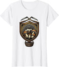 Women's Hedgehog Mushroom Emblem Forager Gift Foraging Hobbyist T-Shirt - White