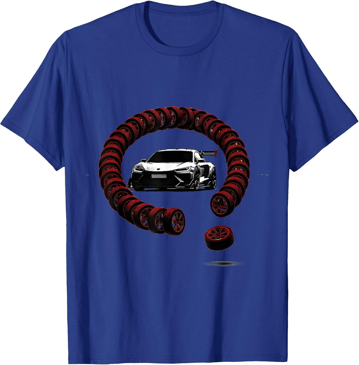 Project Car Mechanic Garage Humor Car Guy T-Shirt - Royal Blue