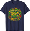 Happy Jamaica Independence Day 1962 Proud Jamaican Flag T-Shirt - Navy Blue