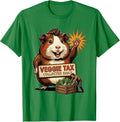 Men's Veggie Tax Collected Daily Funny Guinea Pig Pet Lover Humor T-Shirt - Kelly Green