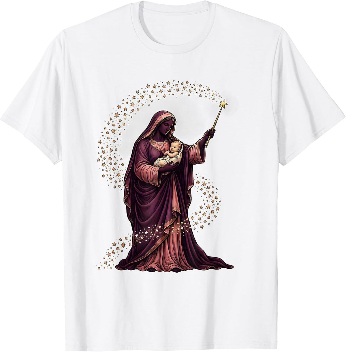 Men's Fairy Godmother Baby Blessing Wand Magic Gift T-Shirt - White