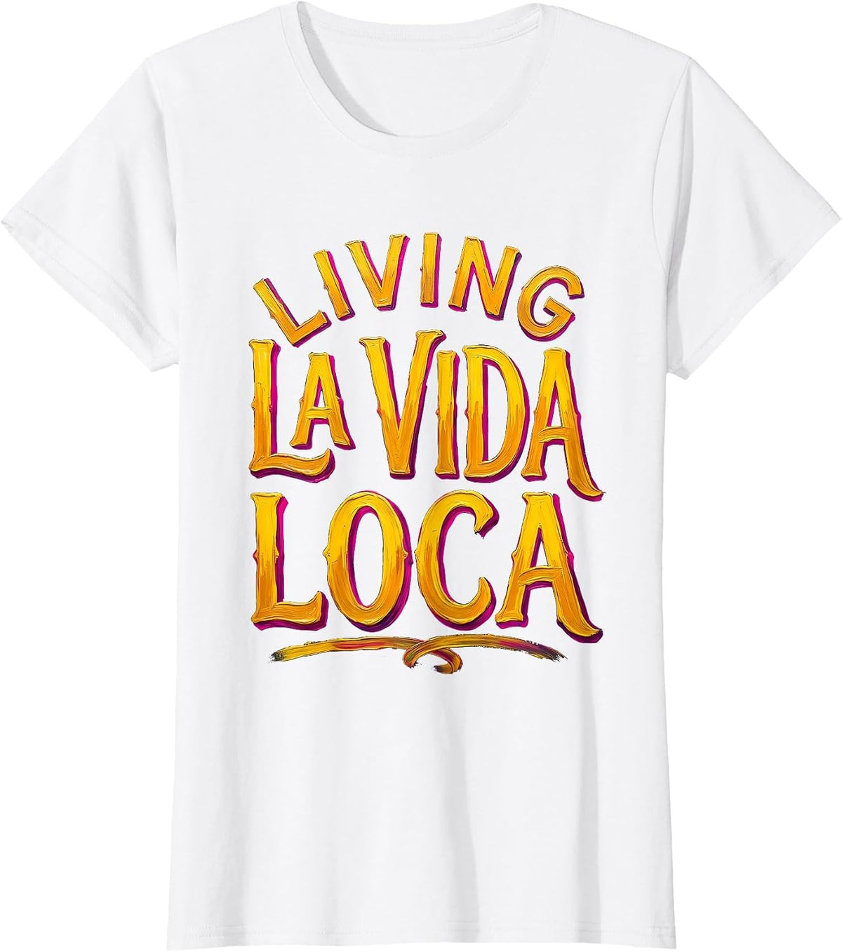 Cinco de Mayo Living La Vida Loca Fiesta Design T-Shirt - White