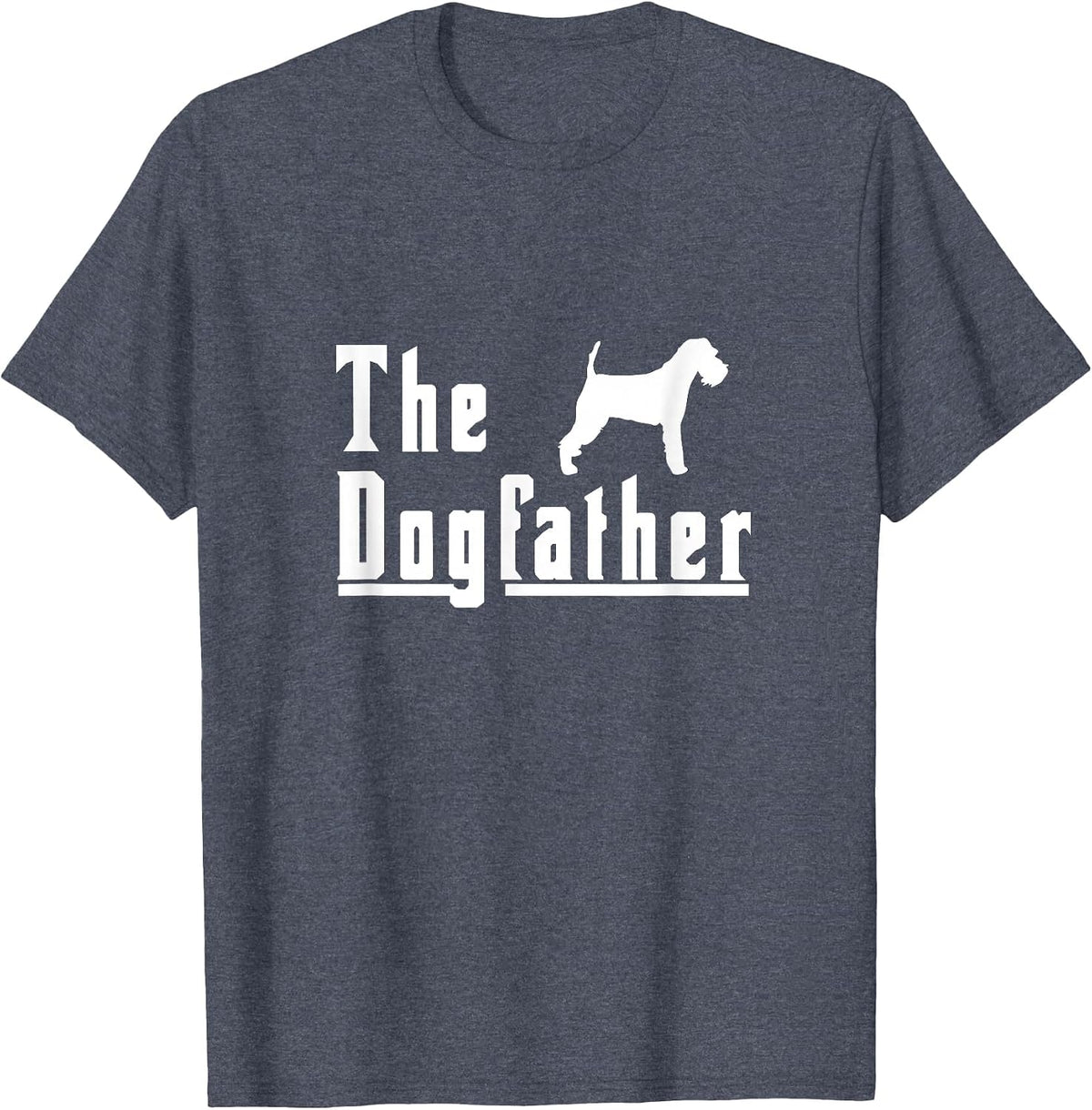 The Dogfather Welsh Terrier T-Shirt Tee Shirt - Heather Blue
