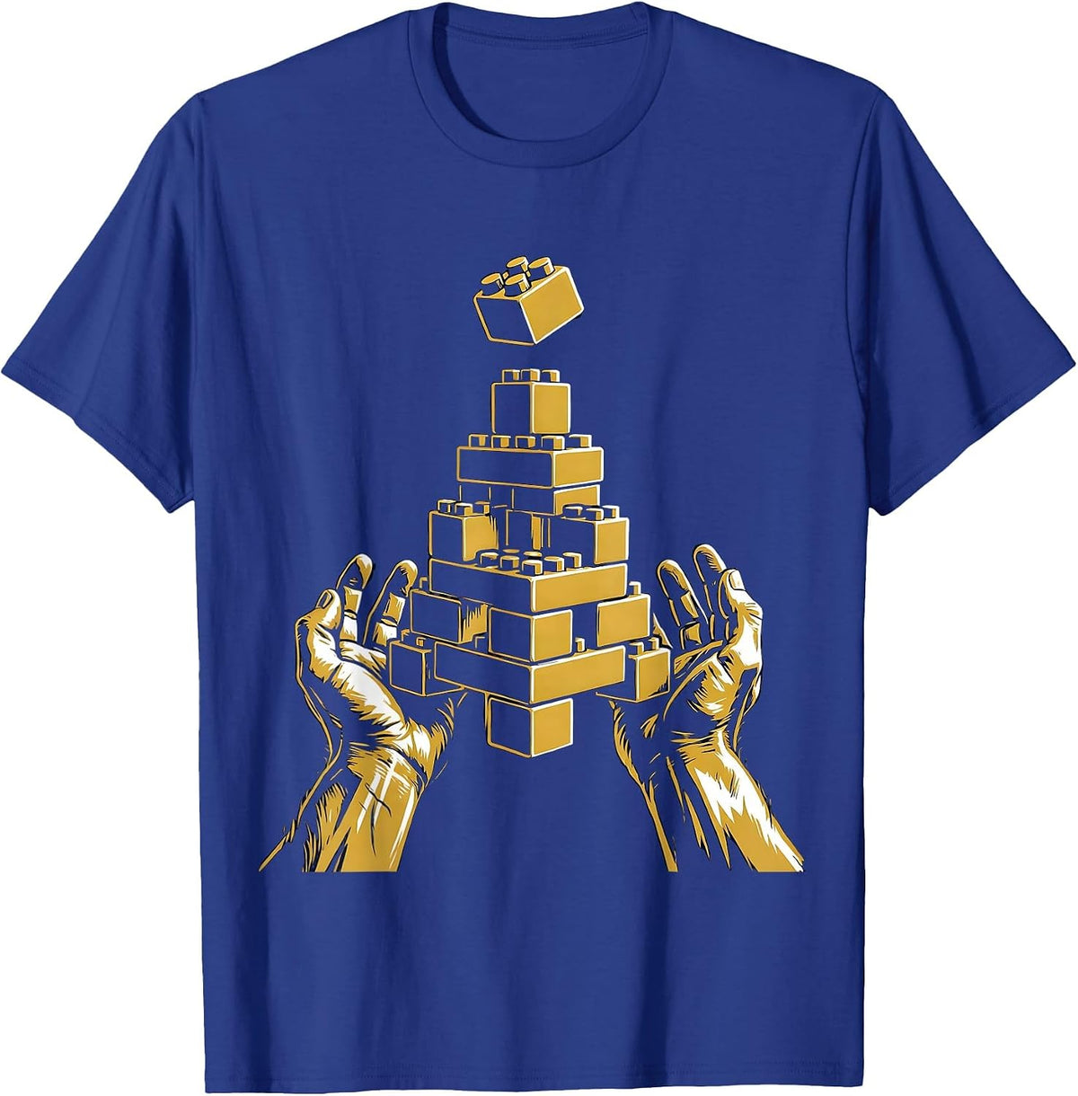 Paraprofessional Helping Hands Building Blocks T-Shirt - Royal Blue