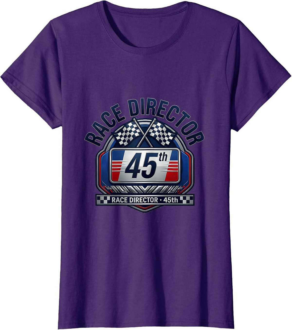 Women's Race Director · 45th Milestone Birthday Squad Group Party T-Shirt - Purple