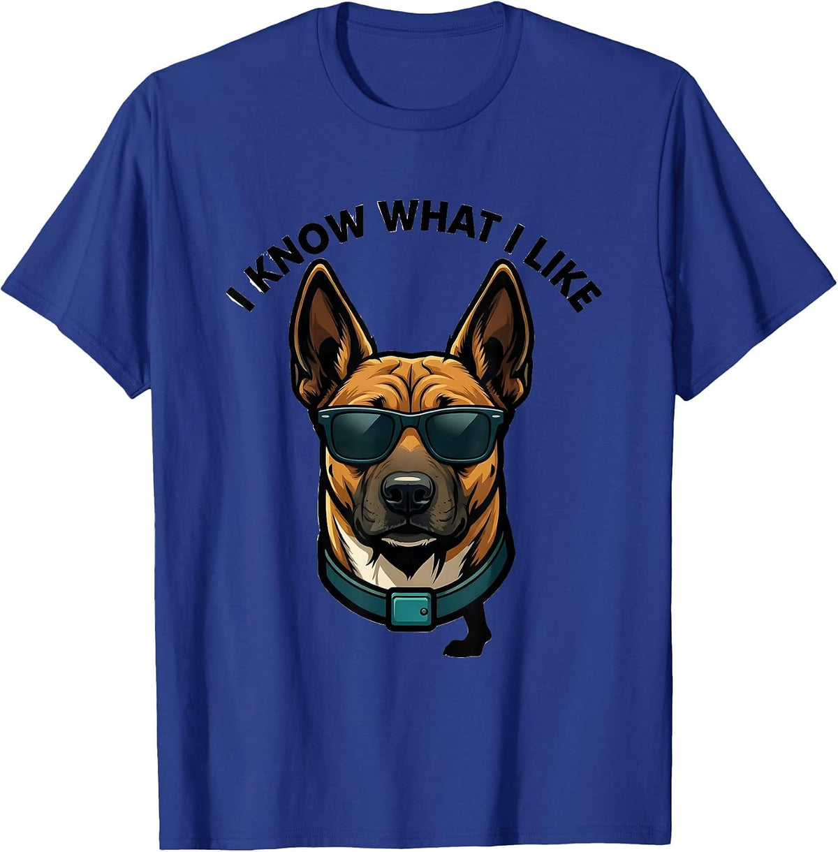 I Know What I Like Funny Basenji Dog Lover Breed Humor T-Shirt - Royal Blue