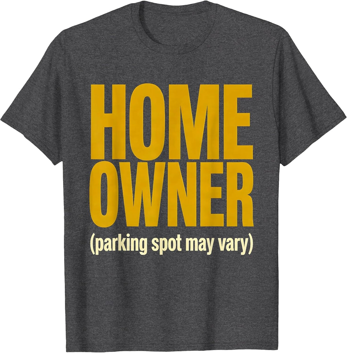Men's HOME OWNER Van Life Retro Camper Van Owner Nomads T-Shirt - Dark Heather Grey