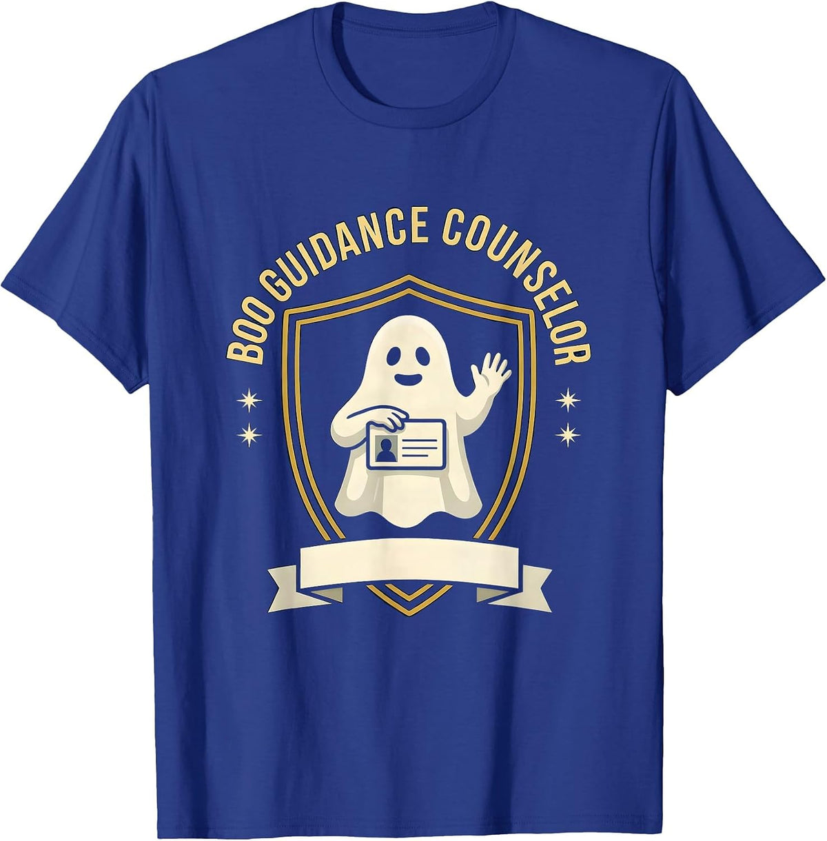 Boo Guidance Counselor Halloween School Counselor Mental T-Shirt - Royal Blue