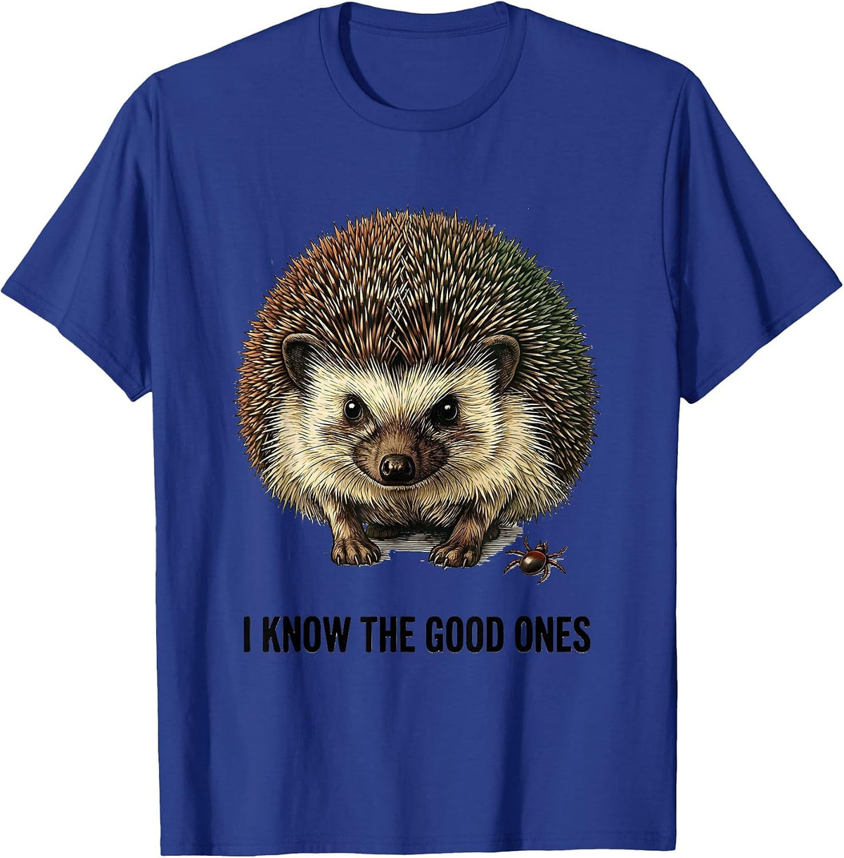 I Know The Good Ones Vintage Mushroom Forager Fungi Humor T-Shirt - Royal Blue