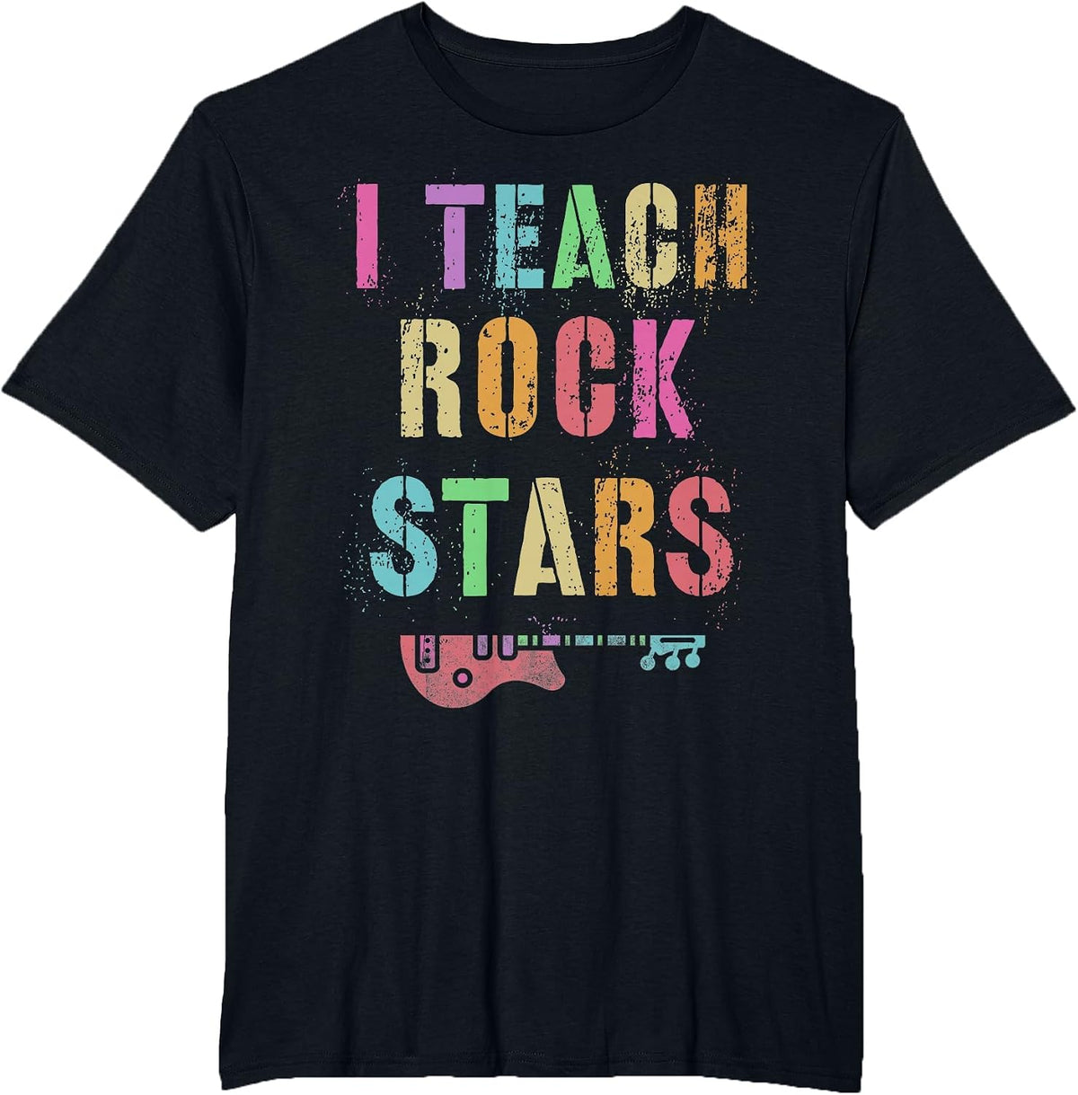 Teachers Back to School Tribe I Teach Rock Stars Educator T-Shirt - Black