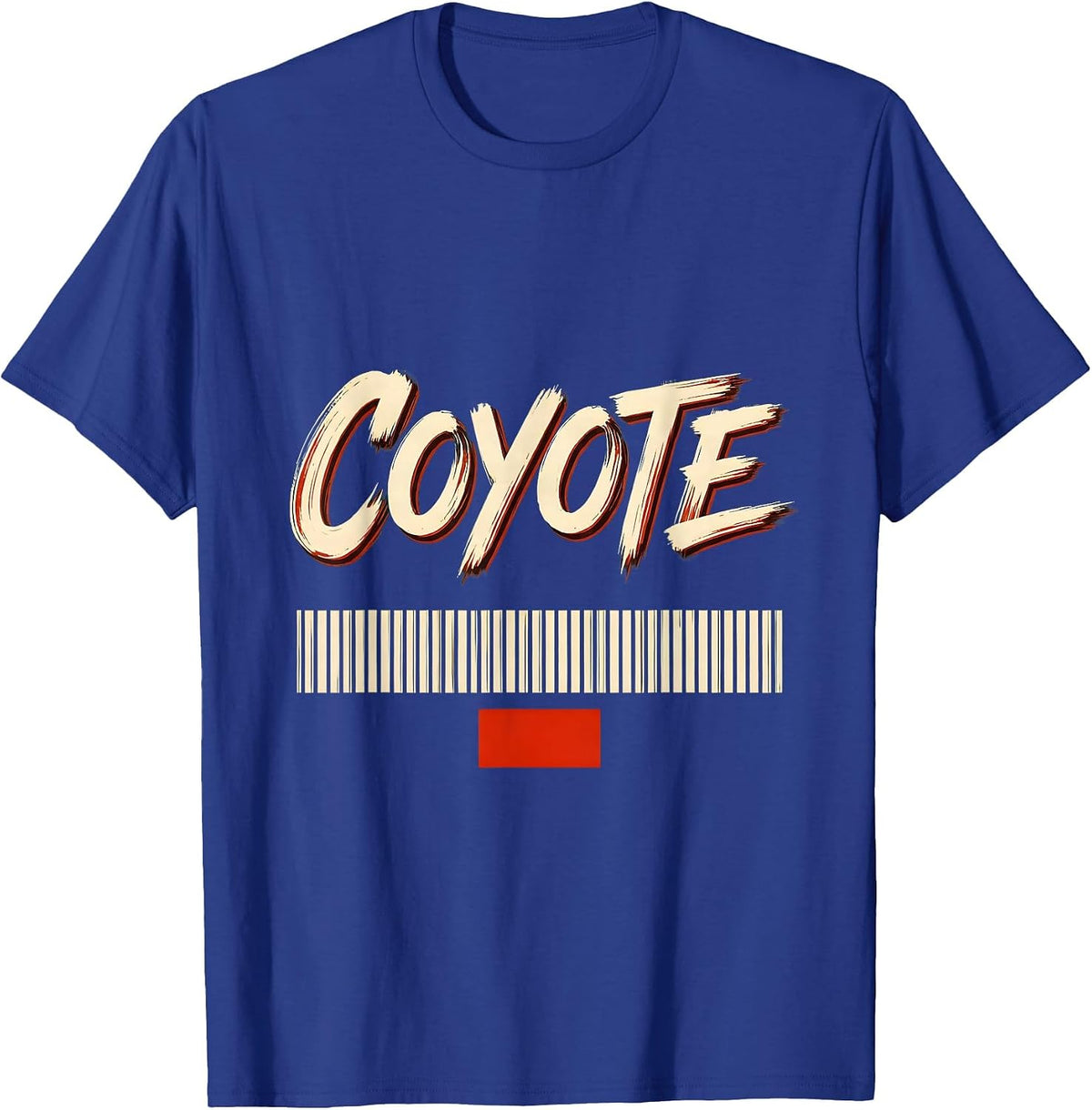 Men's COYOTE Funny Vintage Retro Coyote V8 Engine Gearheads T-Shirt - Royal Blue