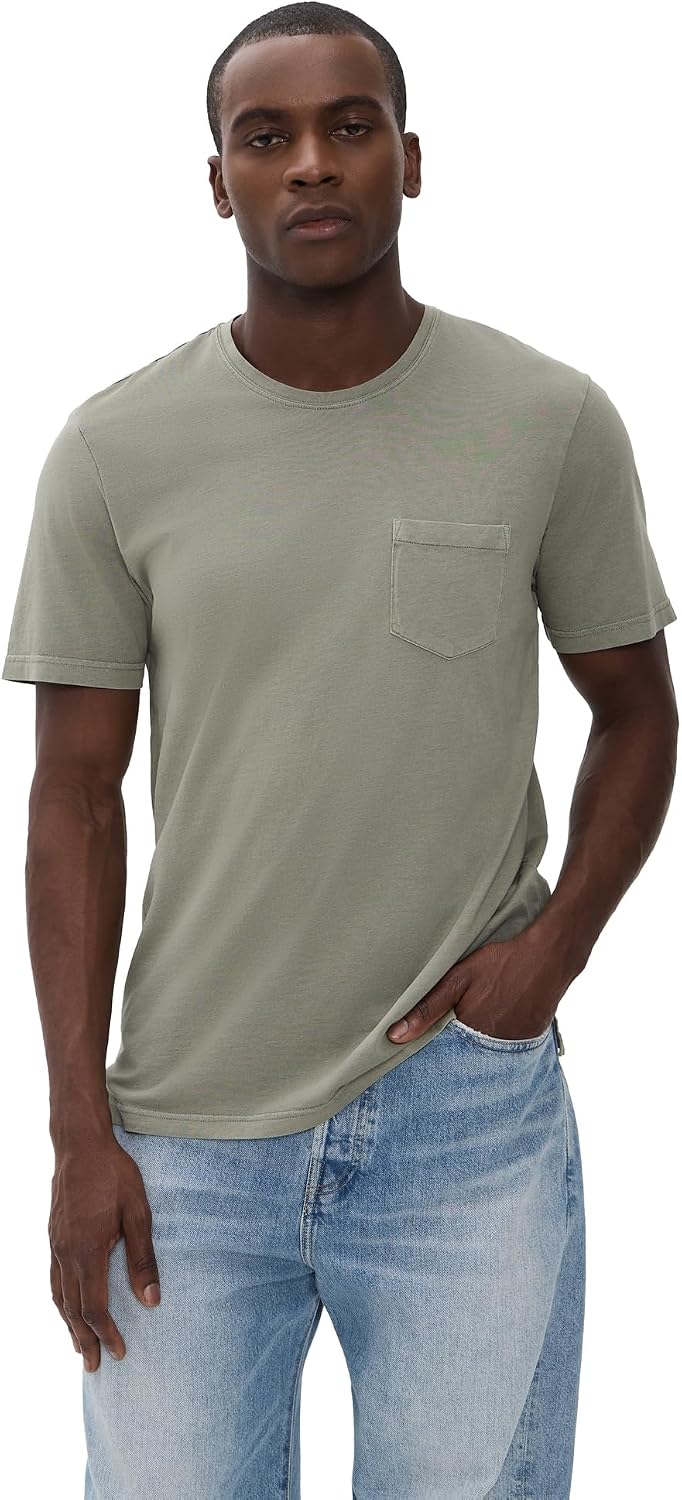 Rails Men's Johnny Pocket Tee - Olive