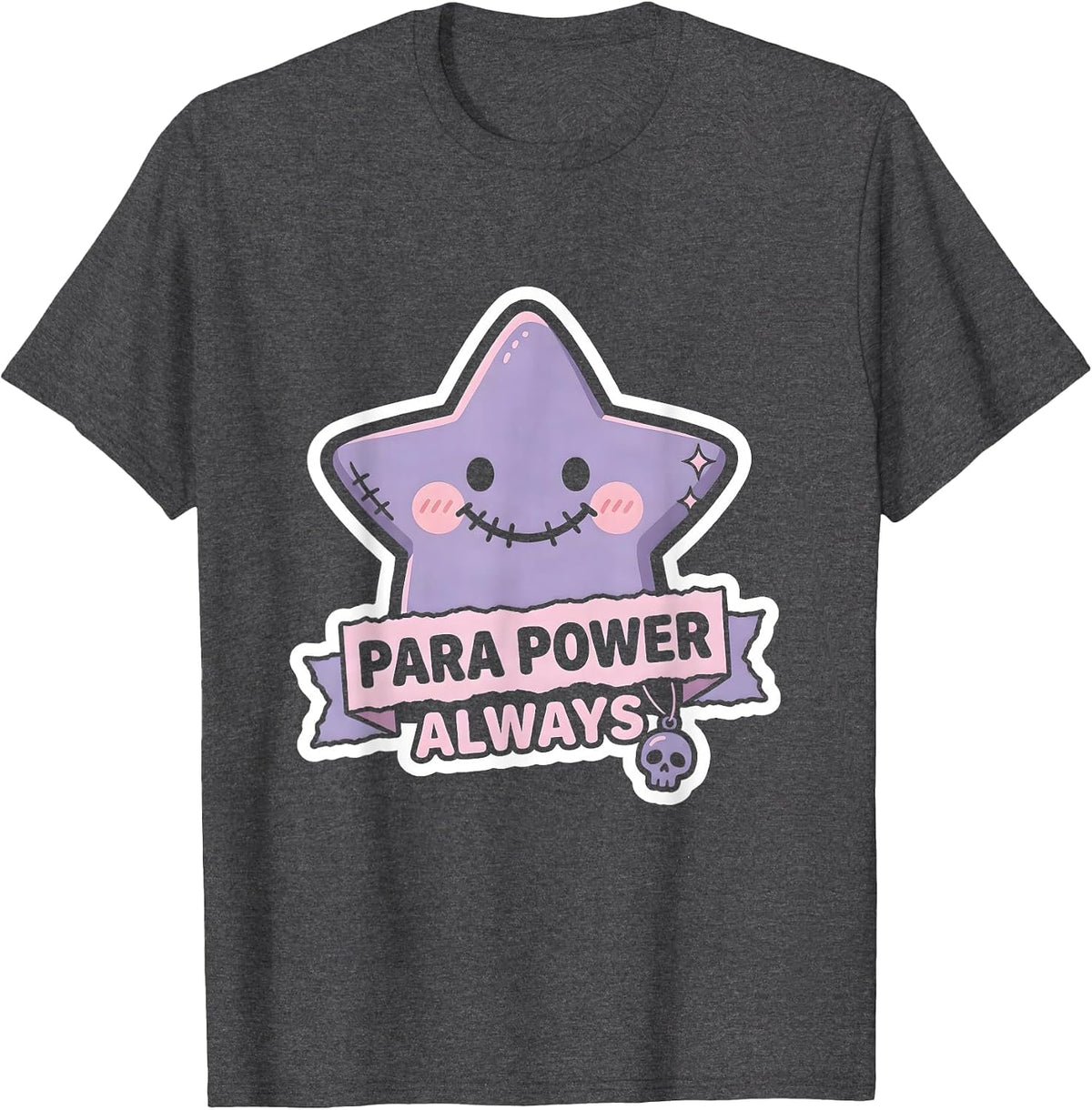 Para Power Always Paraprofessional Graphic Design T-Shirt - Dark Heather Grey