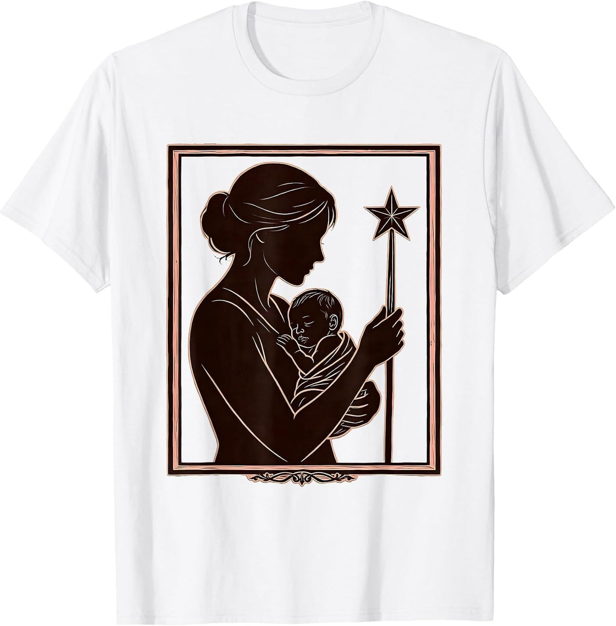 Men's Formal Fairy Godmother New Baby Gift Whimsical Humor T-Shirt - White