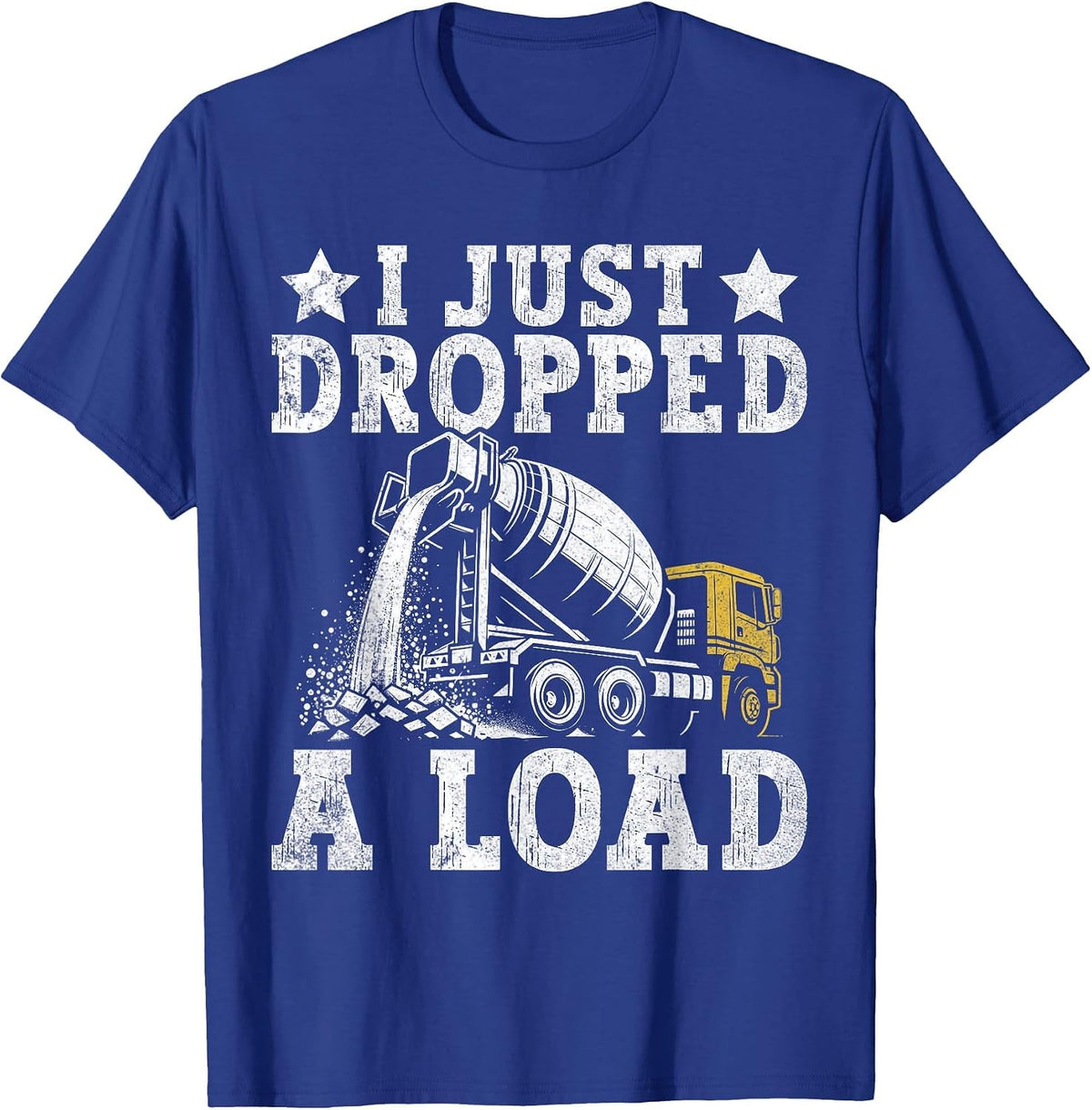 Concrete Cement Mixer Truck Driver Concrete Truck Driver T-Shirt - Royal Blue