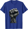 Hard Rock Never Dies Bold Rock Men Design T-Shirt - Royal Blue