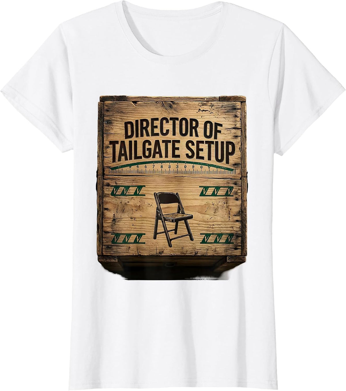 Women's Director Of Tailgate Setup Vintage Marching Band Mom Humor T-Shirt - White