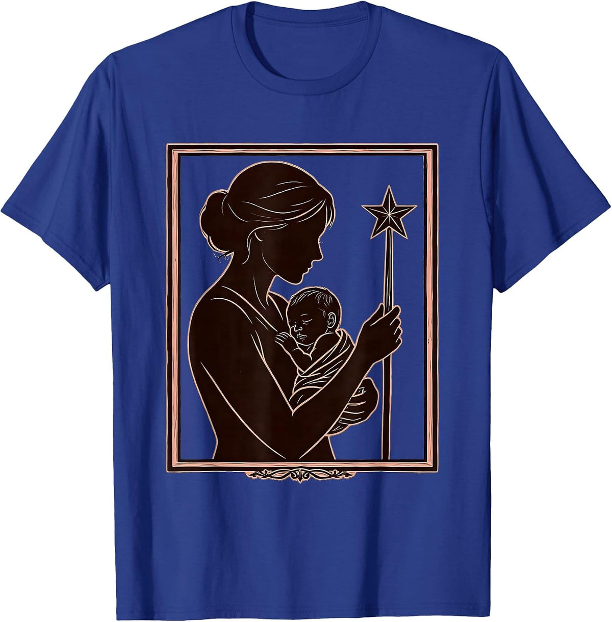 Men's Formal Fairy Godmother New Baby Gift Whimsical Humor T-Shirt - Royal Blue