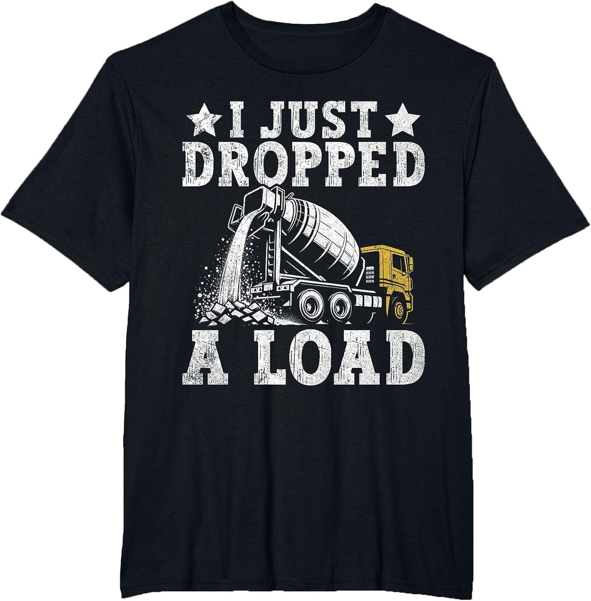 Concrete Cement Mixer Truck Driver Concrete Truck Driver T-Shirt - Black