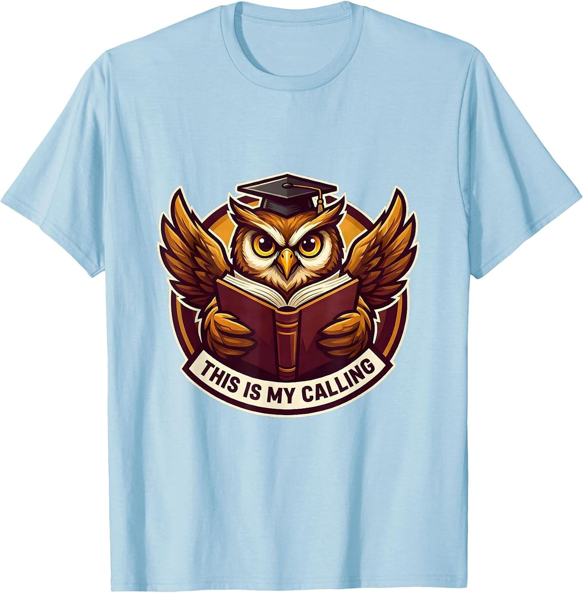 Men's This Is My Calling Paraprofessional Design T-Shirt - Baby Blue