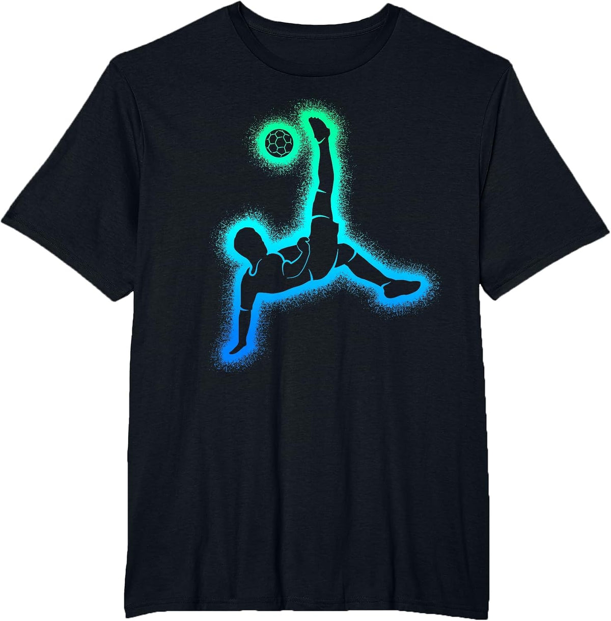 Soccer Player Game Kids Boys Men Soccer T-Shirt - Black