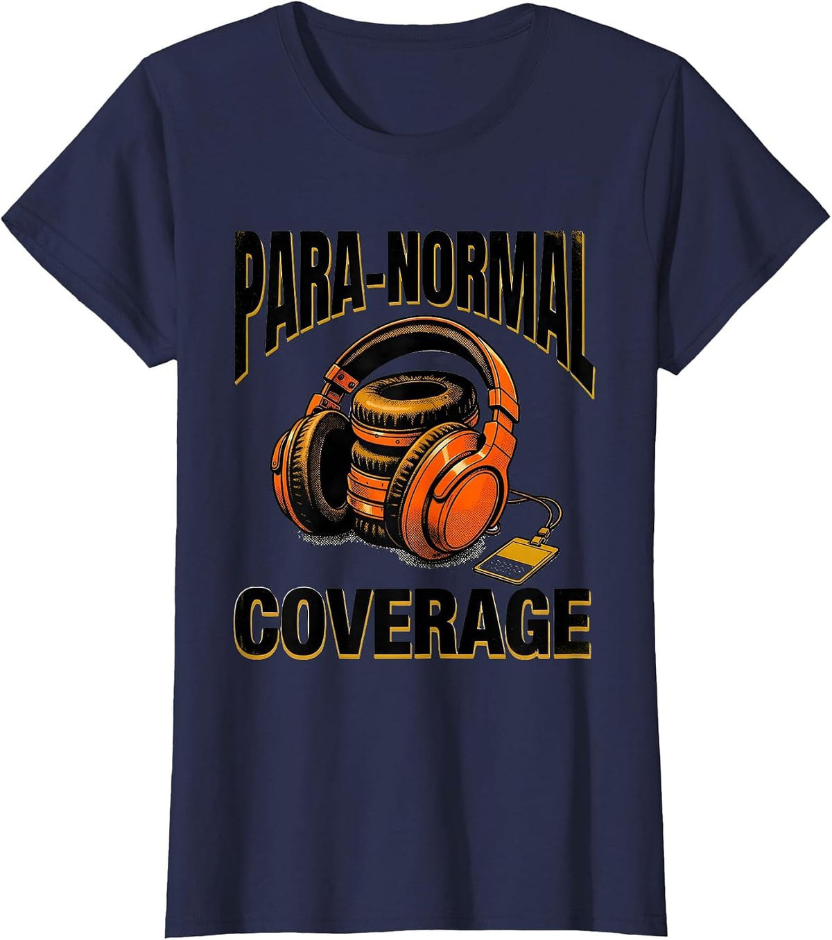 Women's Para-Normal Coverage Funny Paraprofessional Goose SPED T-Shirt - Navy Blue