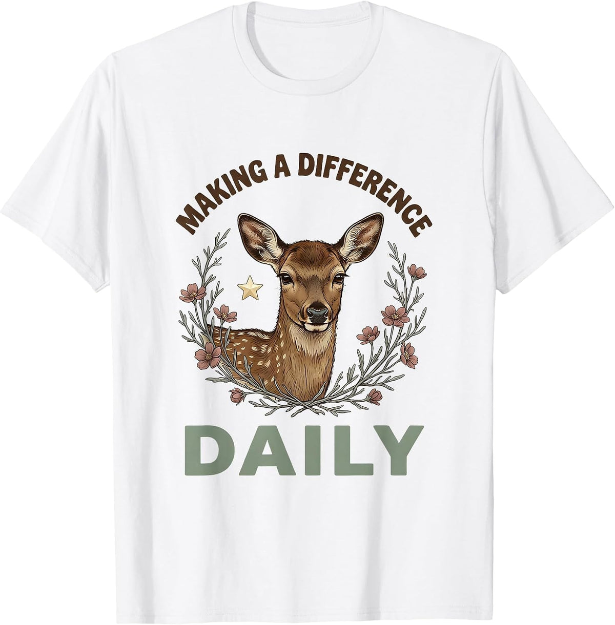Men's Making a Difference Daily Paraprofessional Design T-Shirt - White