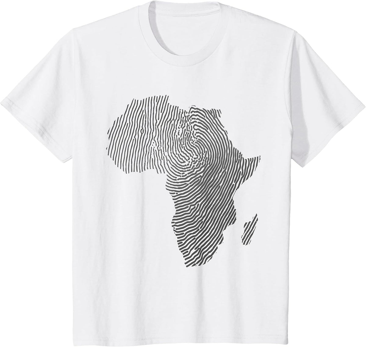 Cool Africa Map Art for Men Women Afrocentric African Print T-Shirt - White
