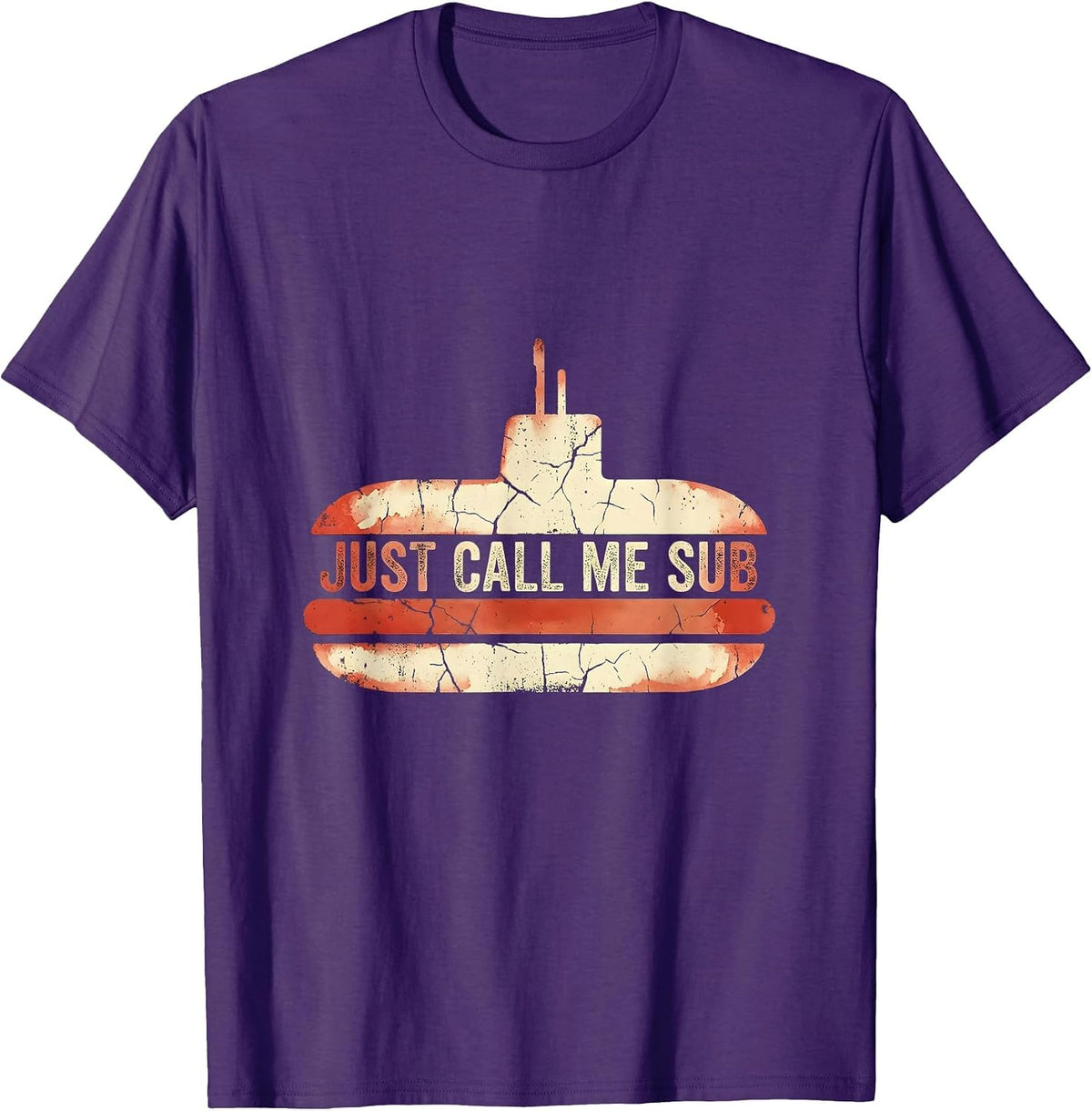 Just Call Me Sub Substitute Teacher Design T-Shirt - Purple