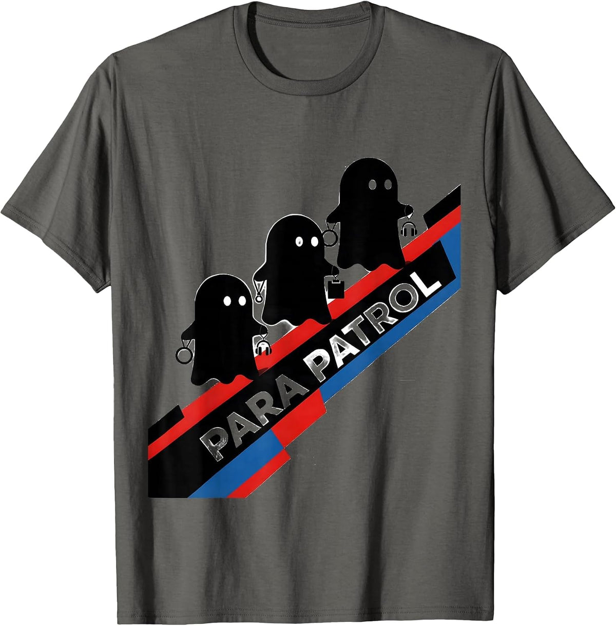 Para Patrol Bauhaus Modernist Paraprofessional Ghost T-Shirt - Asphalt Grey