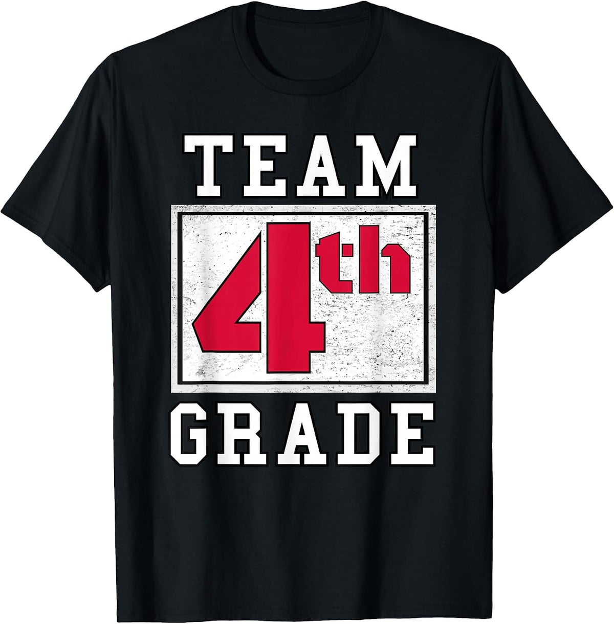 4th Grader Teacher Grade 4 Student Fourth Level Parents T-Shirt - Black