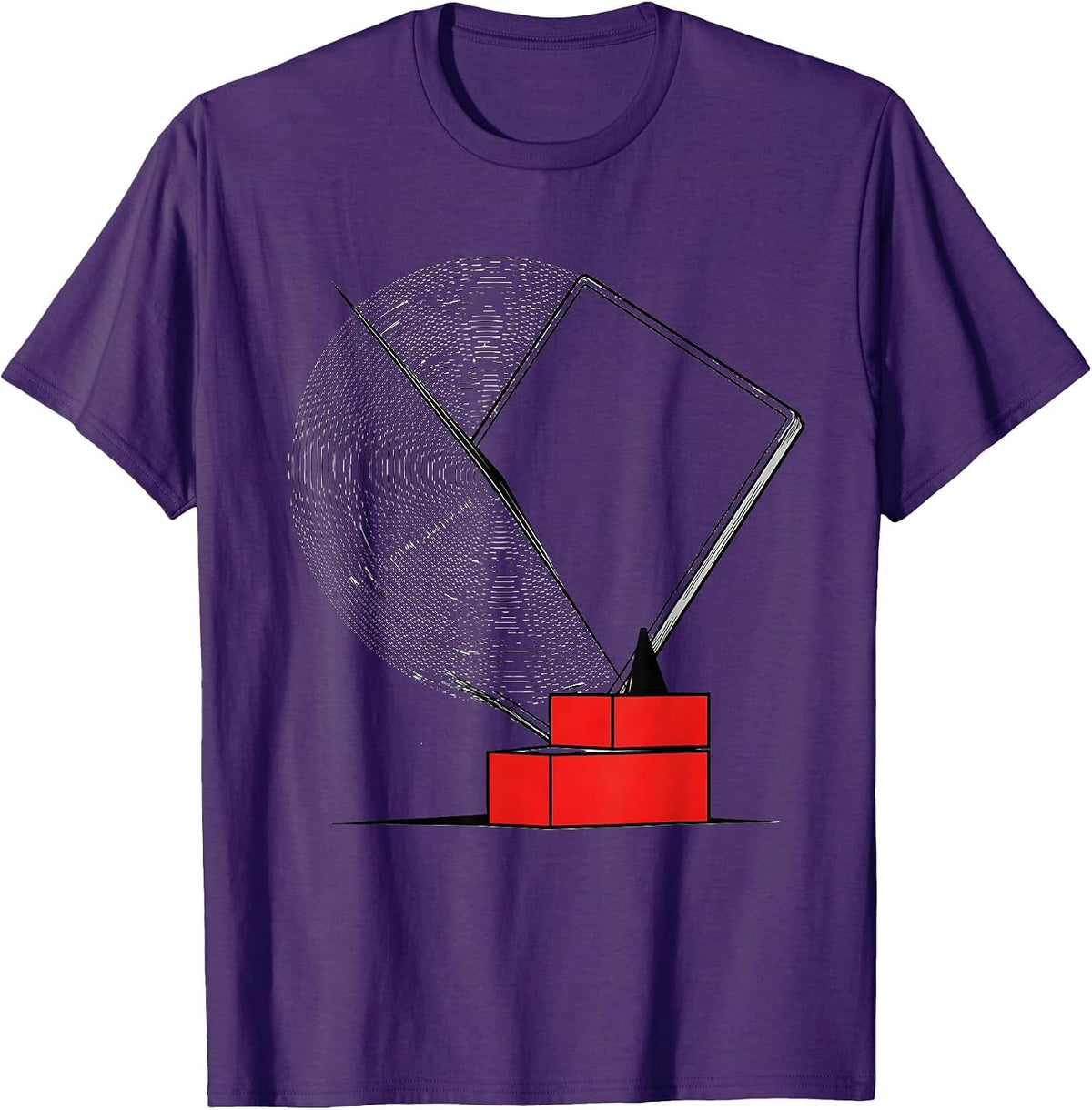 Radar Sweep Storm Chaser Meteorology Enthusiast Humor T-Shirt - Purple