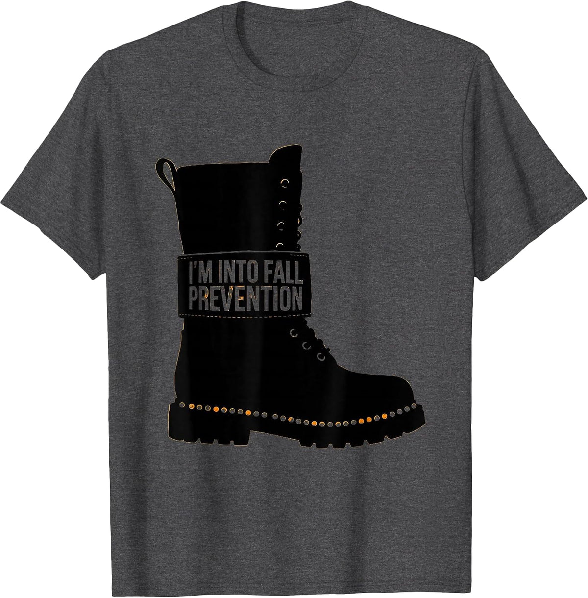 I’m Into Fall Prevention Funny Nurse Physical Therapy PT OT T-Shirt - Dark Heather Grey