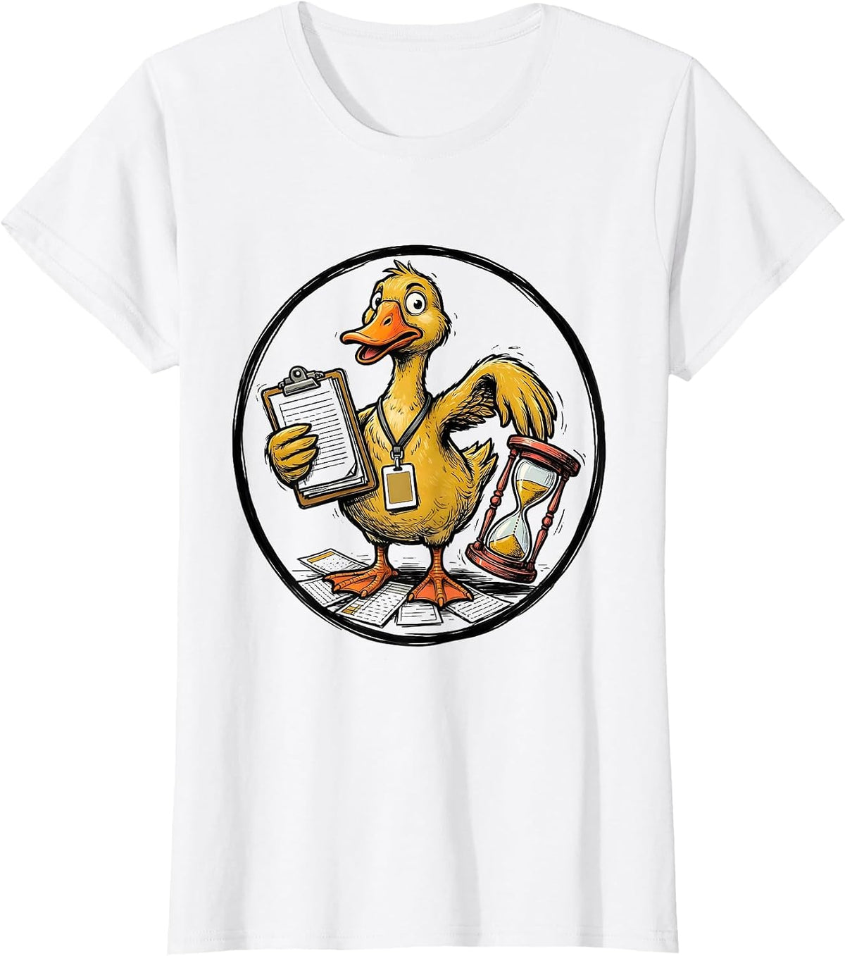 Paraprofessional Goose Workplace Humor Support Staff T-Shirt - White