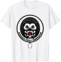 Men's Assigned Crypt Companion Pastel Goth Kawaii Chibi Hedgehog T-Shirt - White