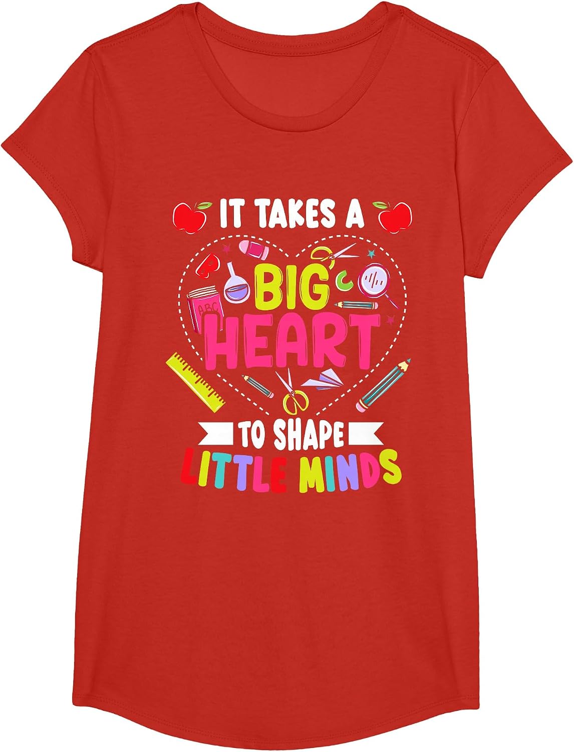 Daycare Worker Daycare Provider Early Childhood Educator T-Shirt - Girls Red