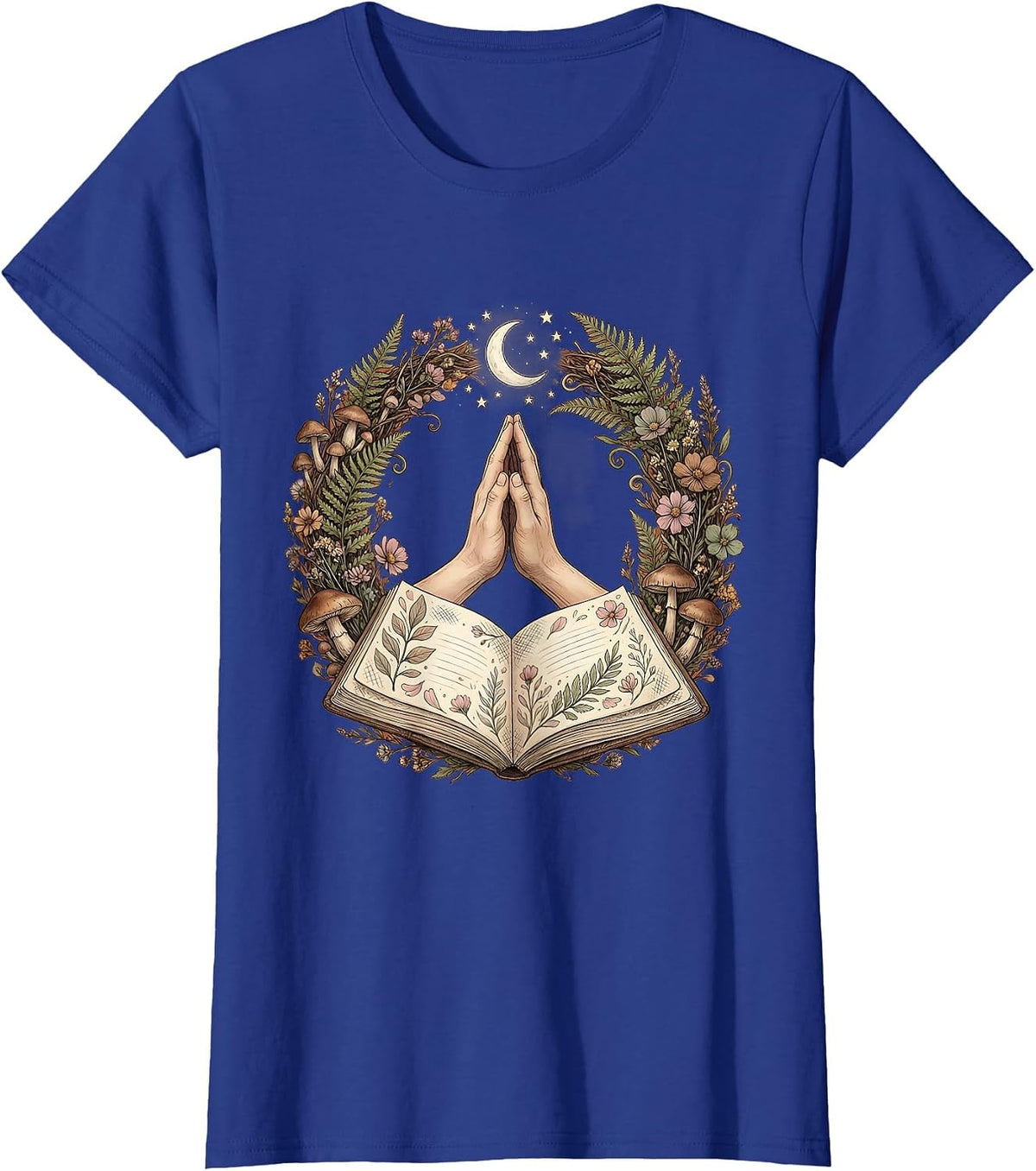 Women's Paraprofessional High Five Graphic Tee T-Shirt - Royal Blue