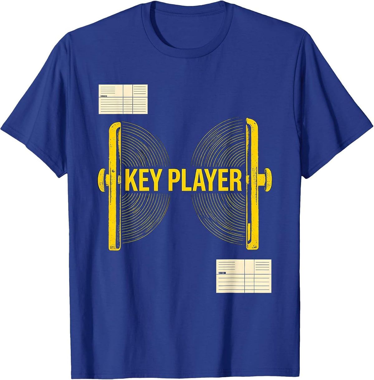 Key Player Funny Ham Radio Operator Hobbyist Gift T-Shirt - Royal Blue