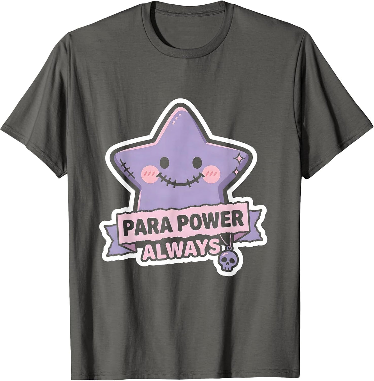 Para Power Always Paraprofessional Graphic Design T-Shirt - Asphalt Grey