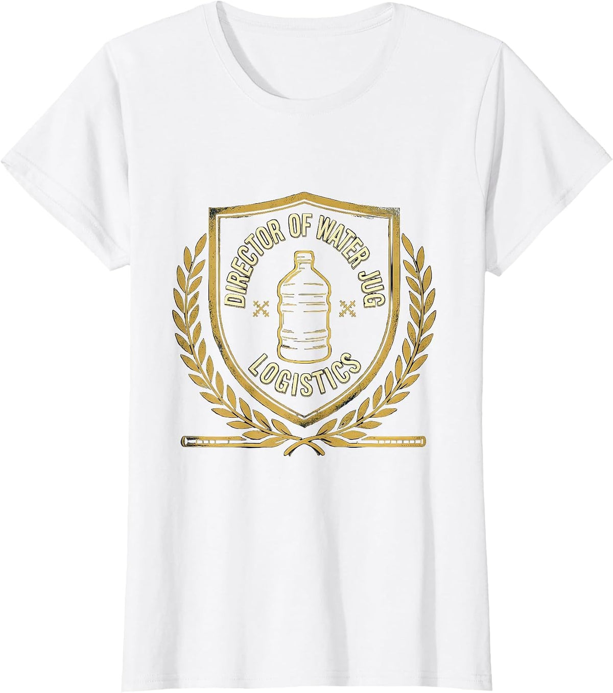 Director Of Water Jug Logistics Funny Marching Band Mom T-Shirt - White