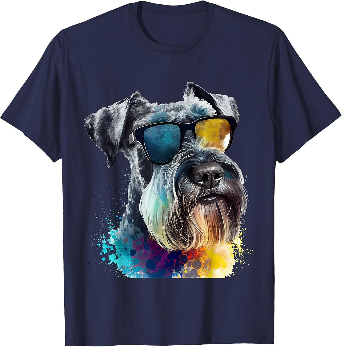 Giant Schnauzer T-Shirt - Navy Blue